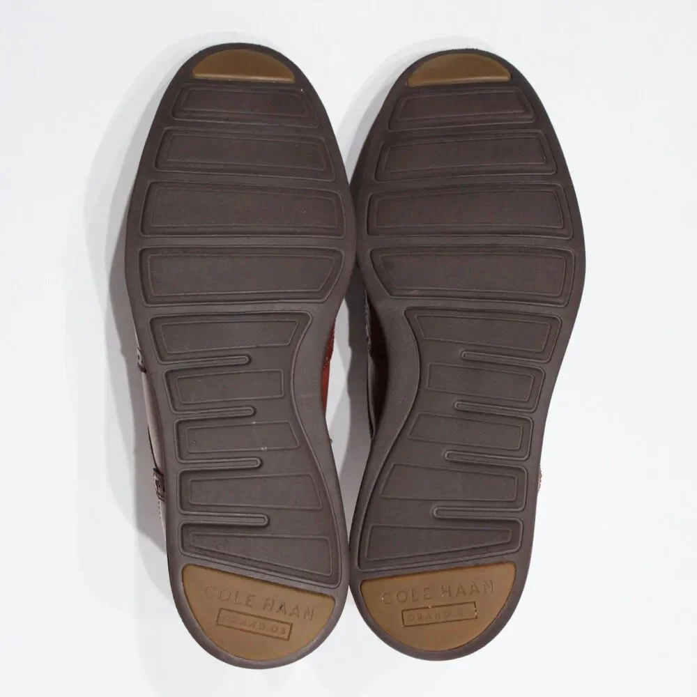 Cole Haan Original Grand Wingtip Oxford Shoes Brown Leather Men Size 10.5M - Picture 11 of 16